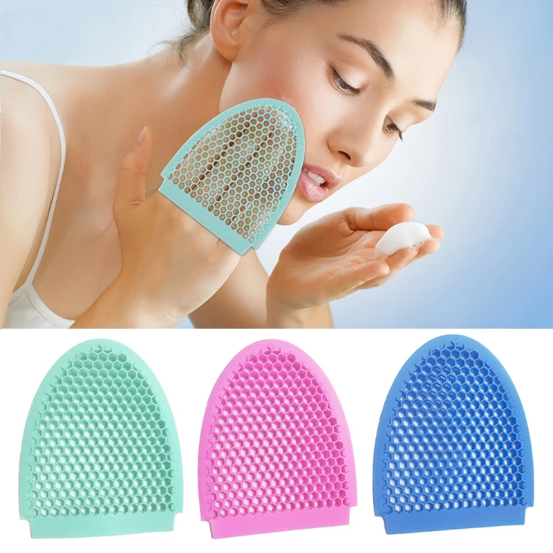 Double-sided Facial Cleanser Silicone Facial Cleanser Manual Silicone Shrink Blackhead Pores Beauty Artifact Skin Deep Cleaning