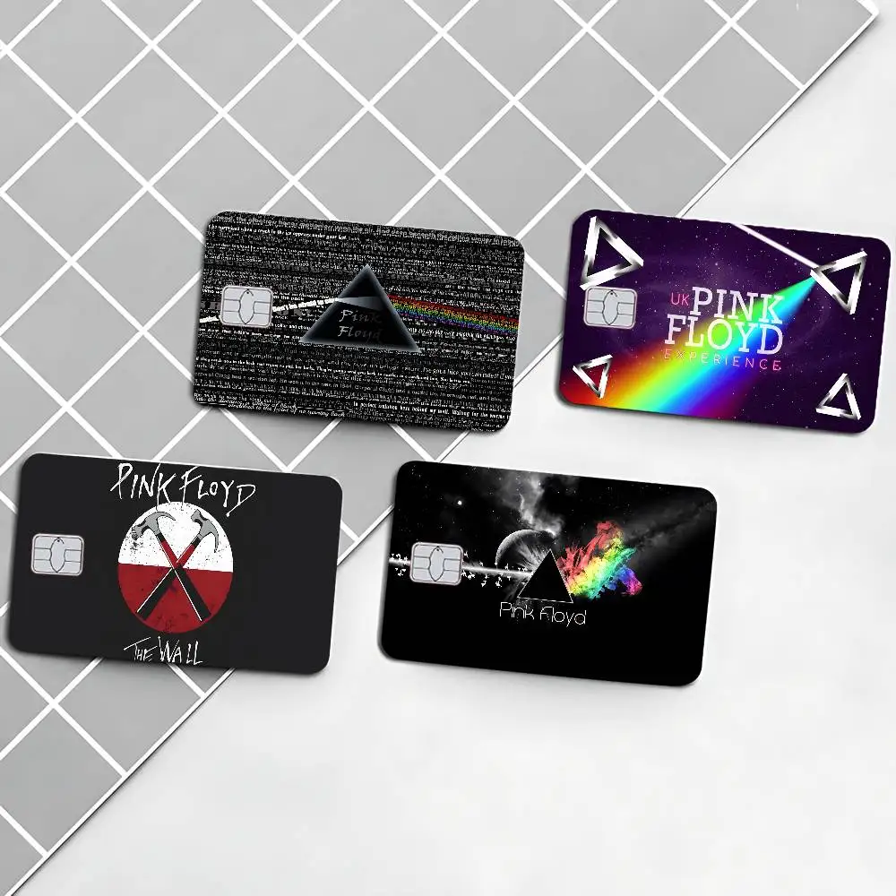 Band P-Pink F-Floyds Anime Cartoon Sticker Film Skin For Credit Card Debit Bank Bus Card