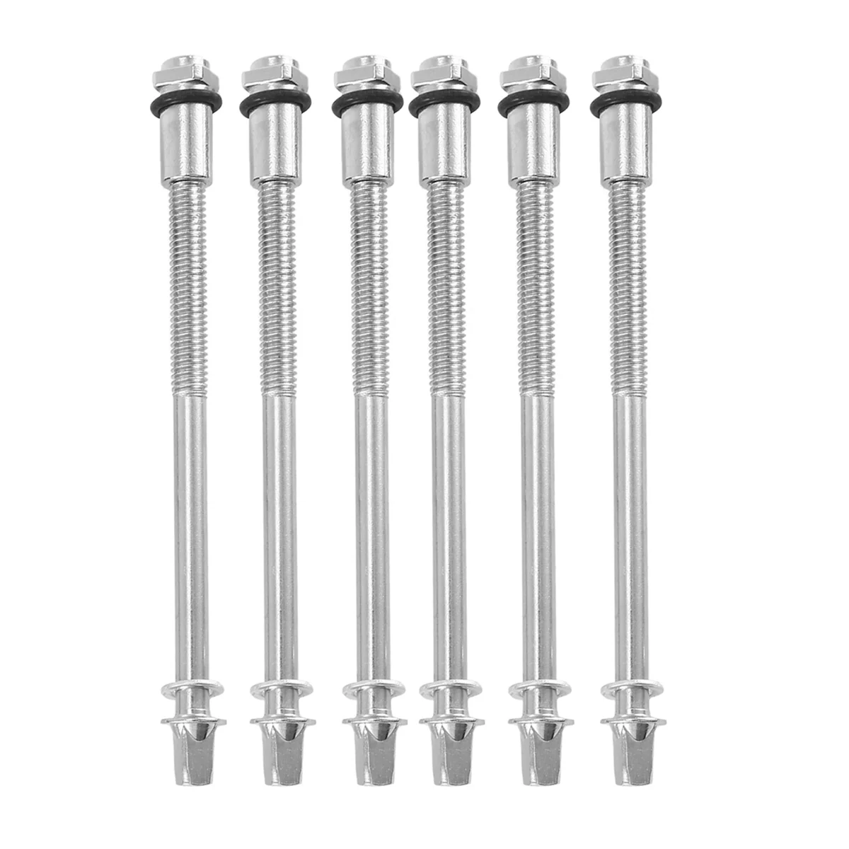 6Pcs Drum Tension Rods 9CM Metal Drum Hoops Short Screw Replacement Parts Snare Drum