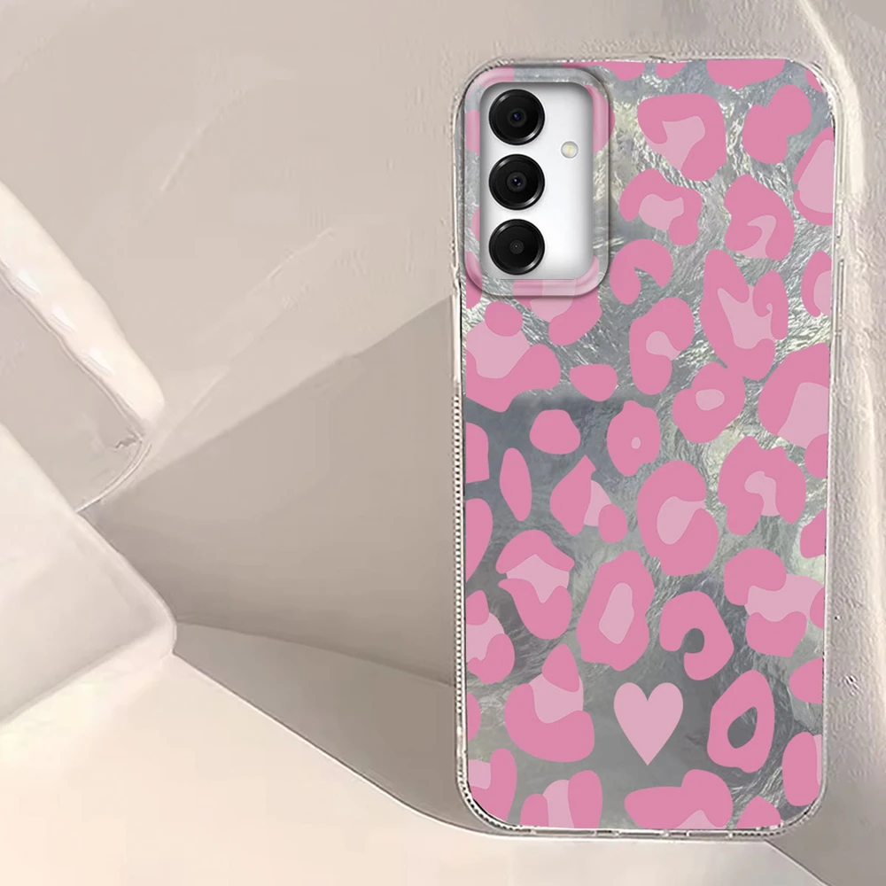 Retro Leopard Vortex Pattern Phone Case for Samsung Galaxy A16 A55 A07 A17 A56 A36 A26 A53 A06 A14 A24 A34 A54 A15 A12 Cover - náhled 6