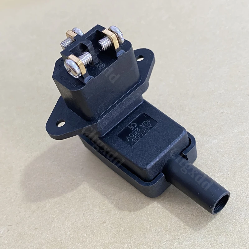 IEC C13 C14 AC-Steckdosenverbinder 10A 250V AC-015A AC-04E Panelmontage 3-poliger Stecker und Buchse für Netzteilgehäuse – Detail 10