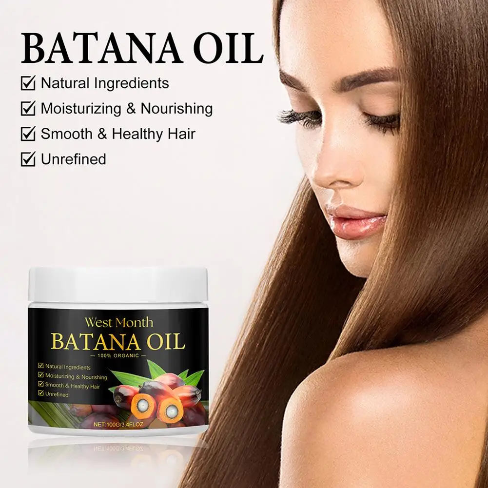 Batana Pure Hair Care Cream, Poupée naturelle biologique, Applicateur anti-huile, Poupée femme avec cheveux cassés, M6C4