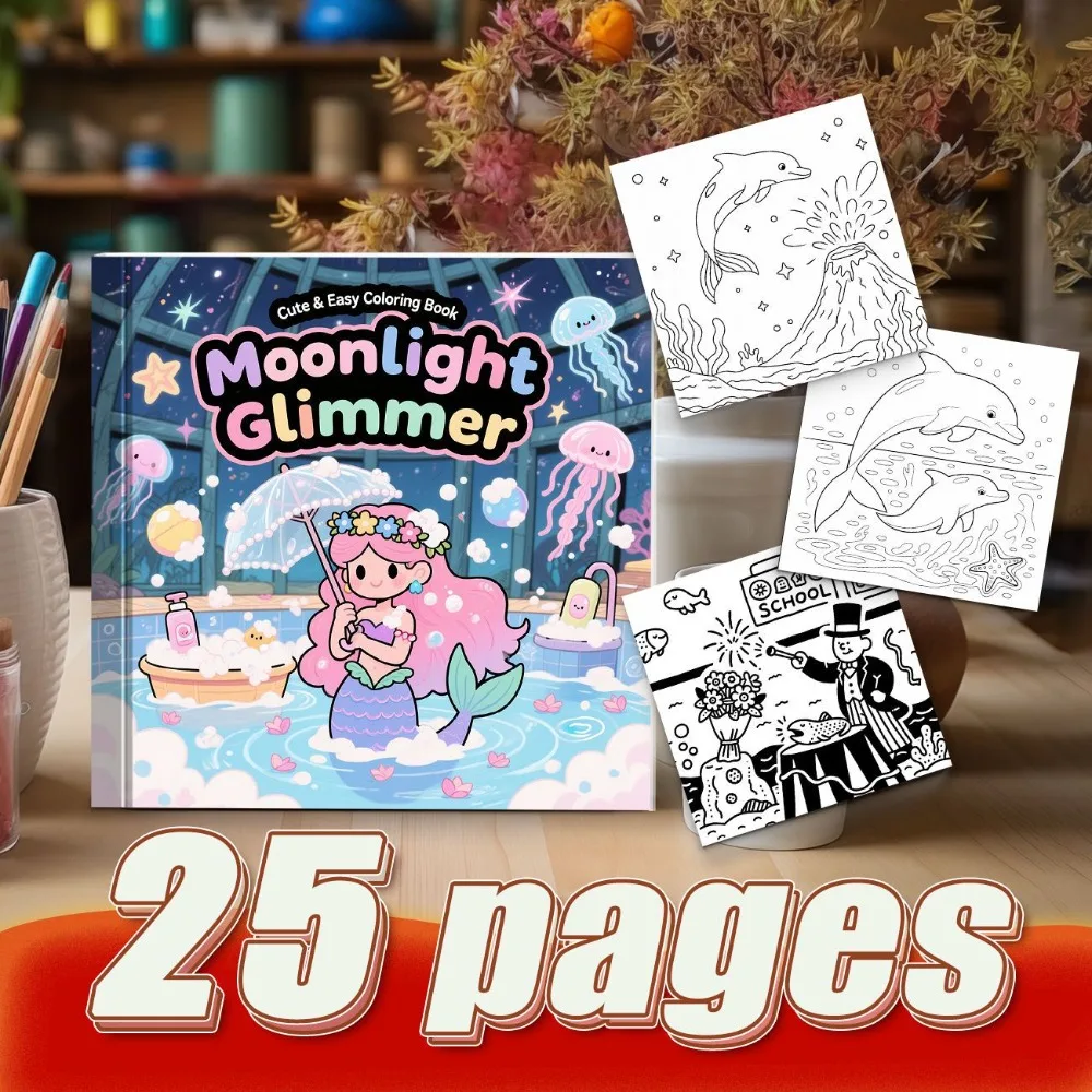 Creative Marine Graffiti Coloring Book DIY Art Making For Unique Personal Expression Sturdy Tear Resistant Paper