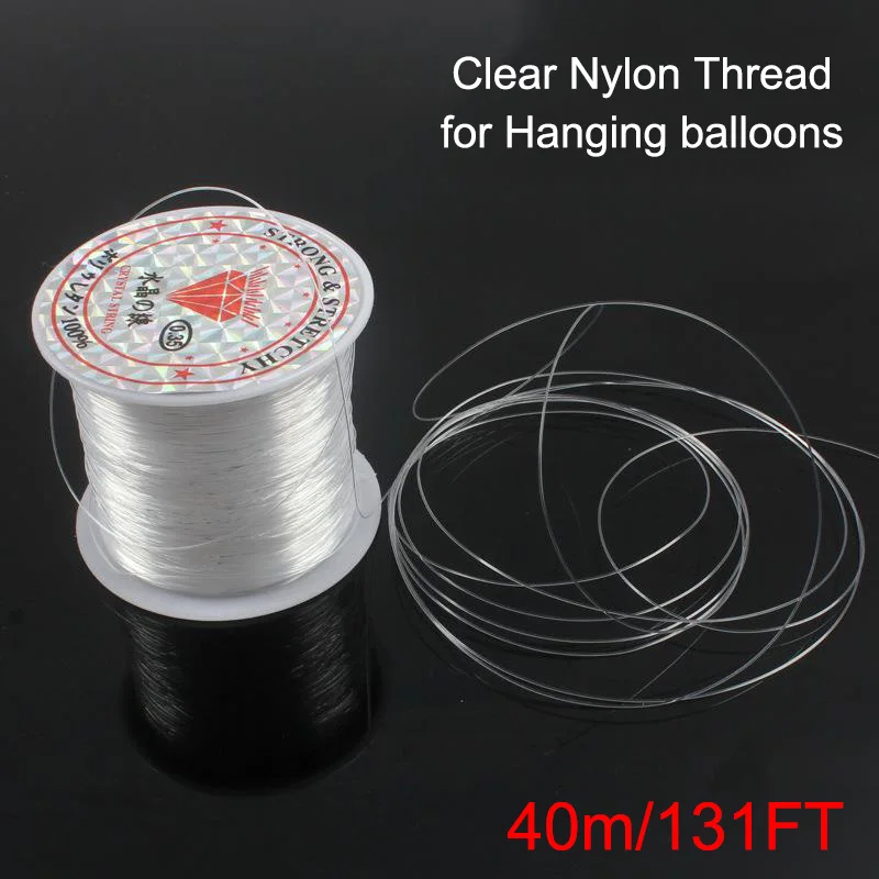 Clear Nylon Thread for Hanging Balloons Invisible Fishing Wire String Hanging Decorations Balloon Accessories