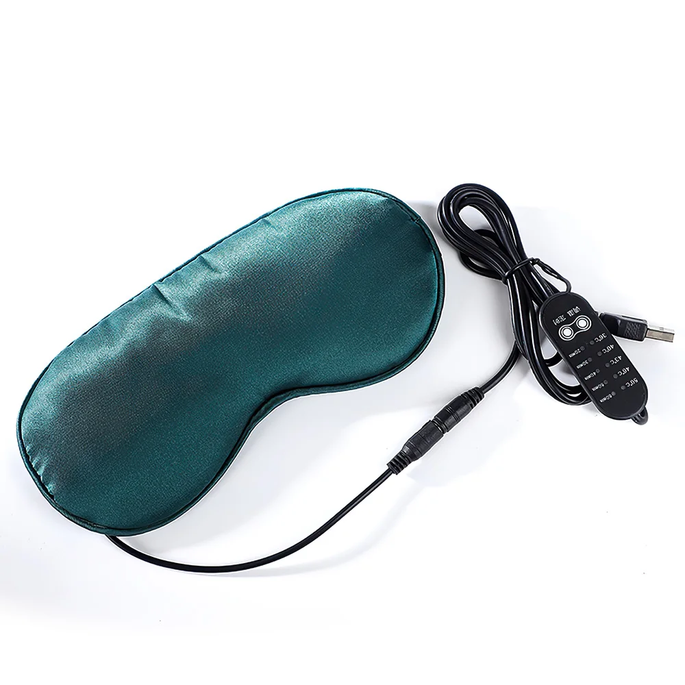 Moxa Velvet Eye Mask Electric Heating Usb Silk Moxa Velvet Eye Mask Sleep Hot Compress Eye Mask