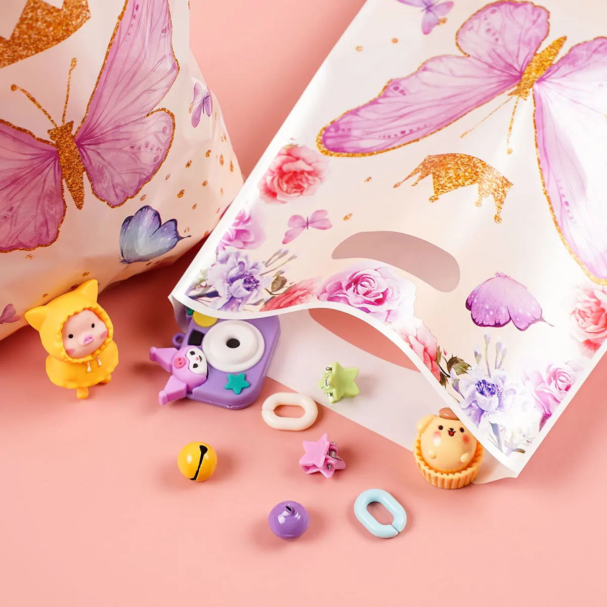 10/30/50 stücke Schmetterling Krone Geschenk Taschen Handtasche Candy Tasche Party Decor Kinder Hochzeit Geburtstag Baby Shower Party gefälligkeiten Liefert – Detail 4