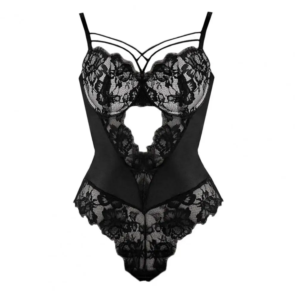 

Sexy Lace Bodysuit Ultra-Thin See-Through No Pads or Underwire Elastic Material for Ideal for Bedroom Daily Wear