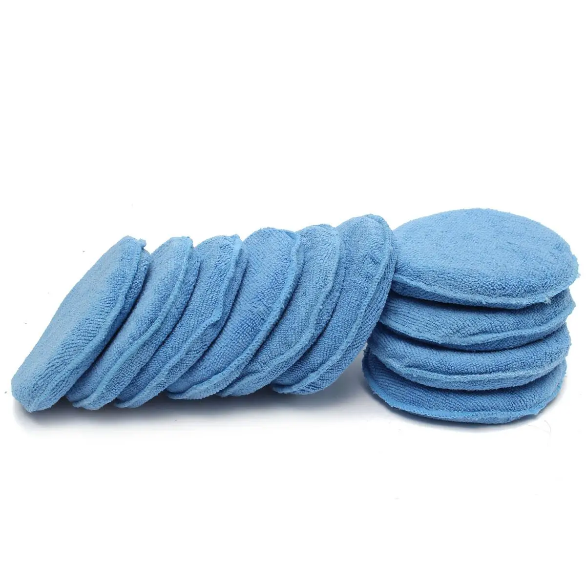 

10 Pcs Waxing Sponge Car Polish Pads Polishing Automotive Cleaner and Applicator