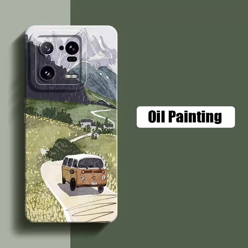 Interesting oil painting phone case For Xiaomi 13 Pro 11T 12T 13T 12X 12 12S Pro Mi 11 Lite 5G ne Poco X5 F5 F3 X3 Phone Cover