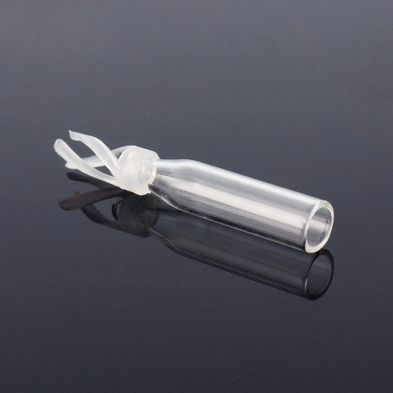 100pcs/lot 250ul Plastic with support Chromatographic-vial Insert Pipe Inserts for 1.5 ml HPLC vials