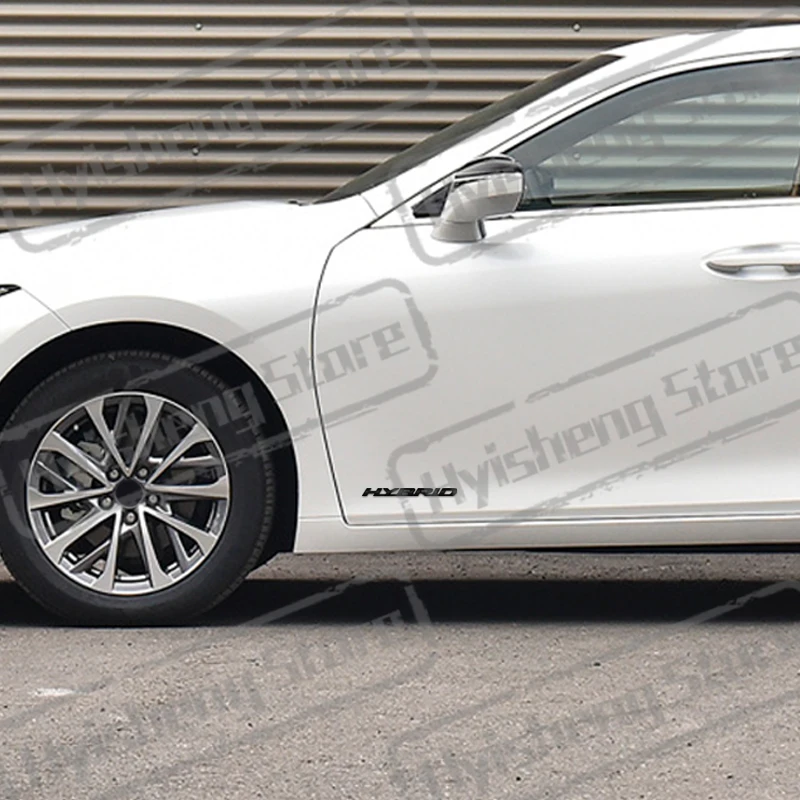 ملصق هجين لتصميم السيارات المعدنية ، شارة ، شعار جسم الصندوق الخلفي ، GC ، GS ، LC ، LC ، LS ، NX ، RC ، RX ، UX ، RX350 ، RX300 ، IS250 ، RX330 ، ES350 #6