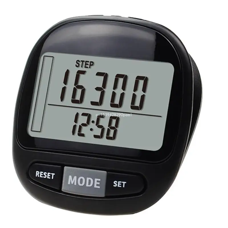 Step Counter with Clip Display Pedometer for Step Mile Step Trackers for Walking