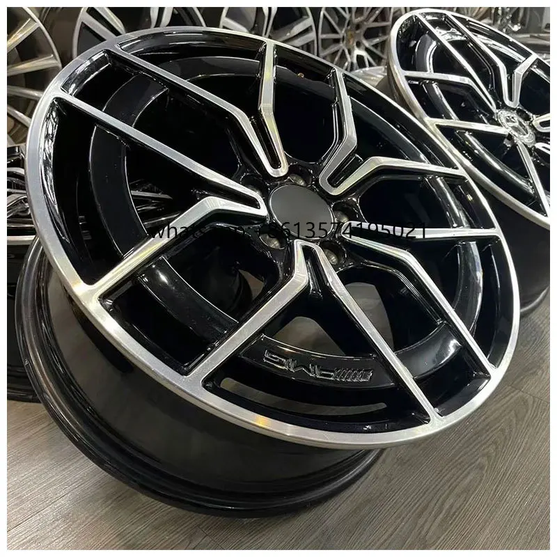 

19 Inch Forged Aluminium Alloy Wheels 5x1143 Bright Finish Spokes Custom Fit Honda for Civic Type R Accord for Aftermarket Use