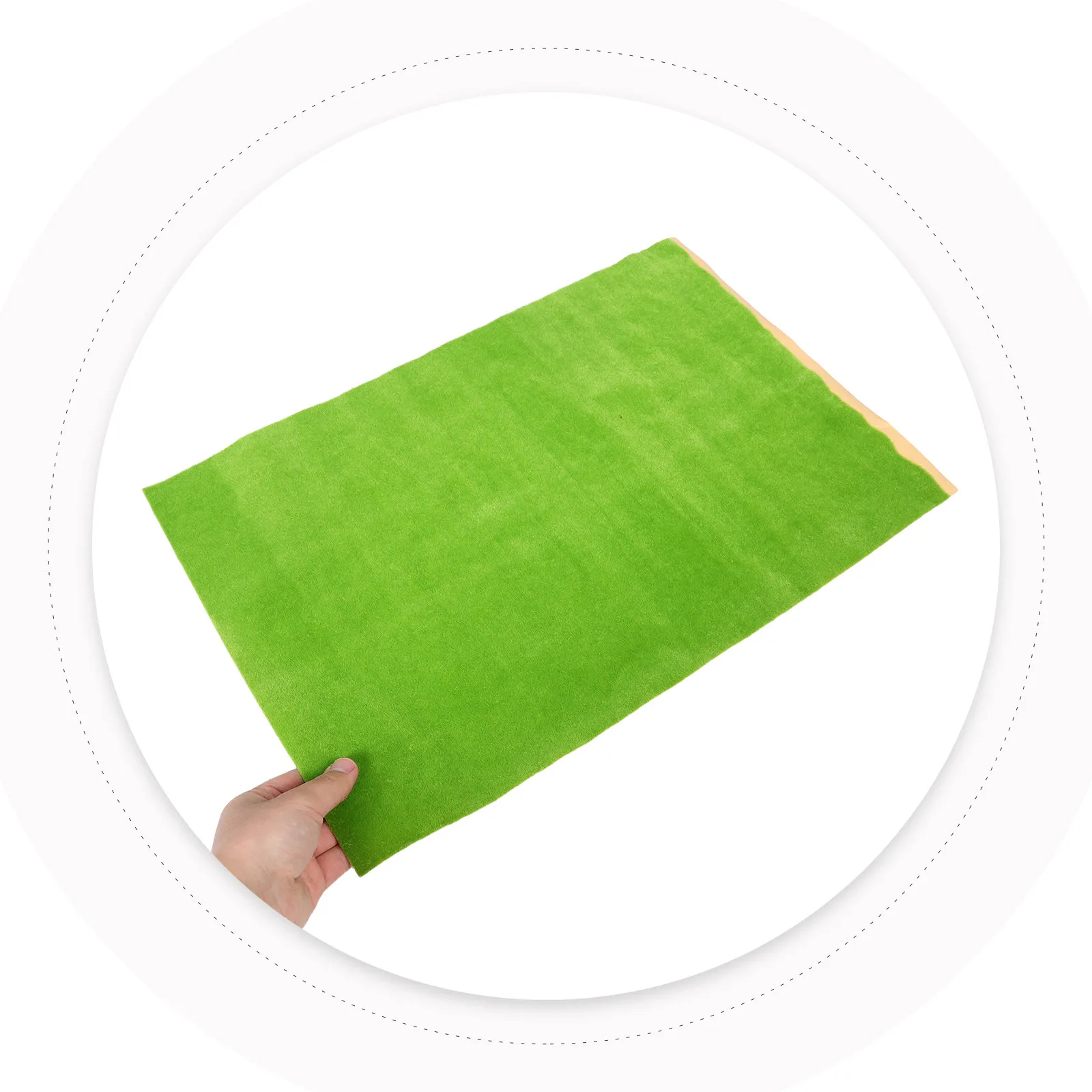 Artificial Grass Mat 35x50cm Realistic Landscape Simulation Grass for DIY Garden Decor Craft Outdoor Fake Turf Rug