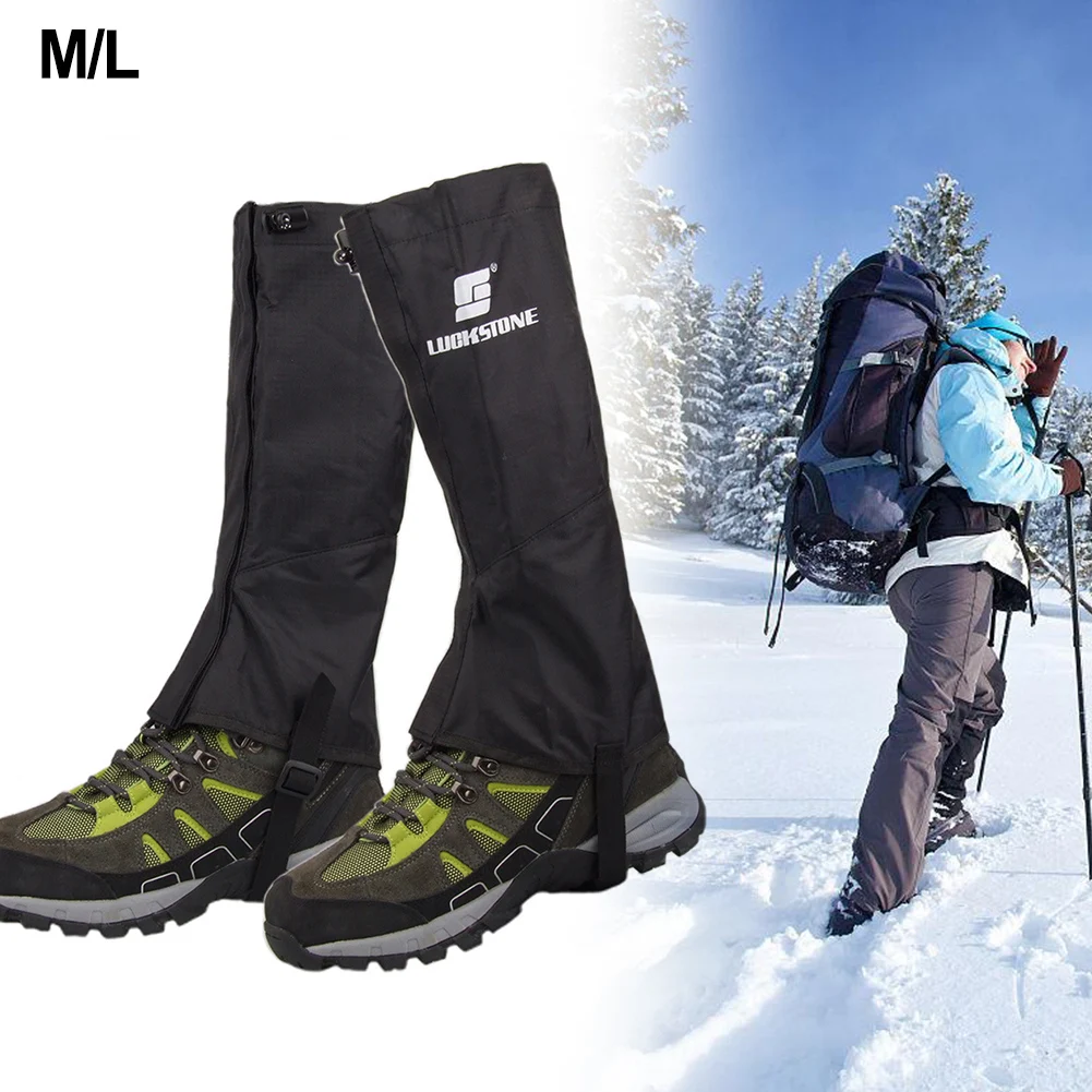Outdoor Hiking Leg Gaiters Ankle Legging Protective Cover For Winter Snow Waterproof Leggings Cover For Snowboarding Hiking