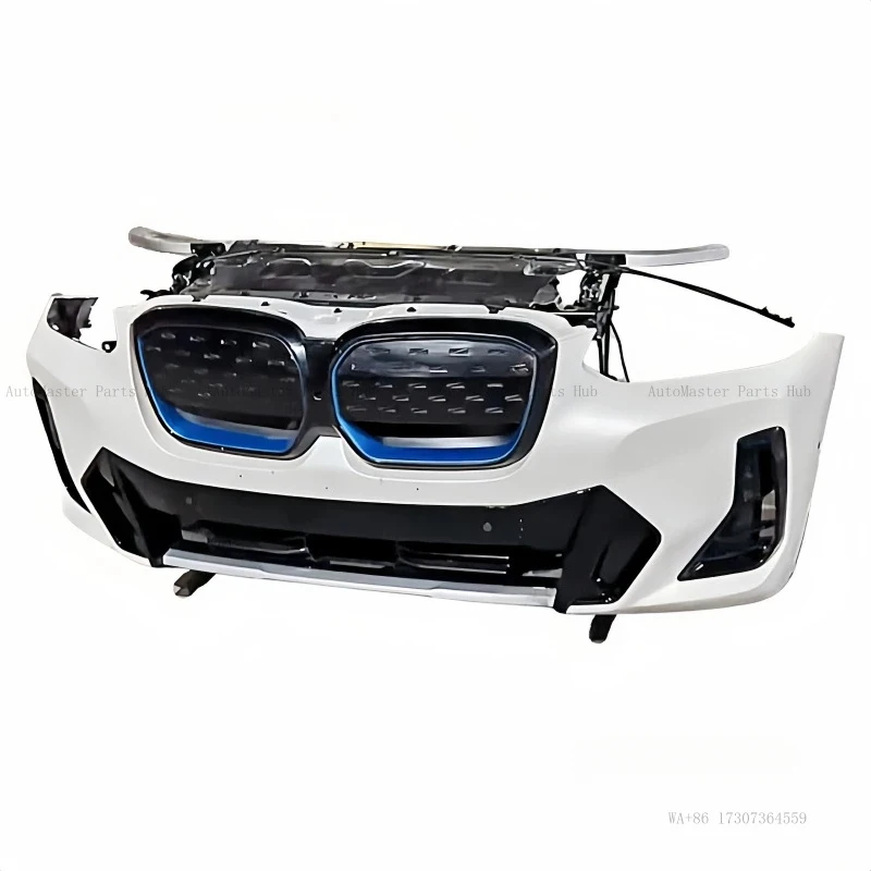 

Комплект обвеса для BMW iX3 G01/G08 LCI (новые энергетические версии): передний бампер, накладки на передние и задние бамперы, большие элементы обвеса.