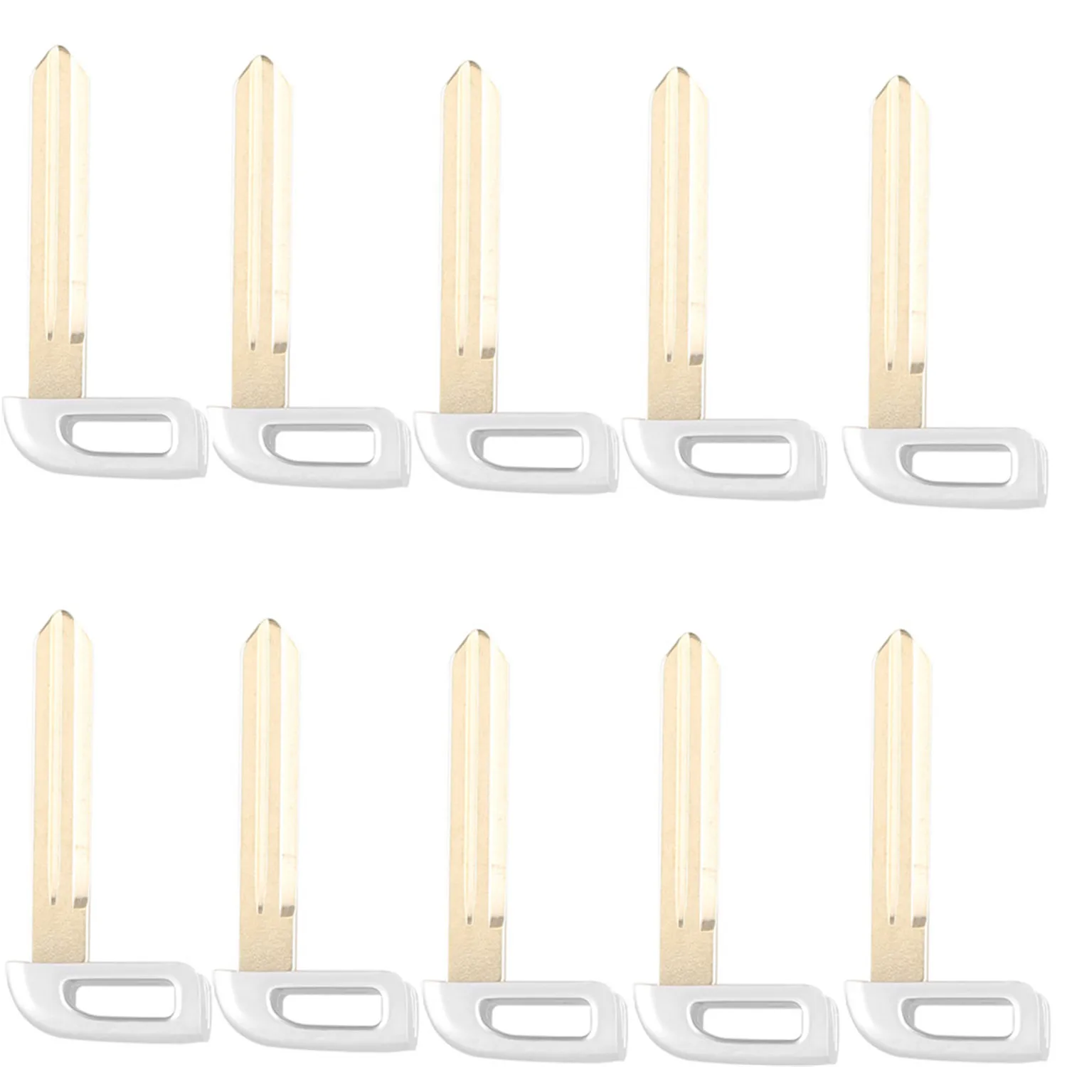 

WFMJ 10 шт. Uncut Smart Remote Emergency Insert Key Blade Blank для Hyundai Genesis Kia