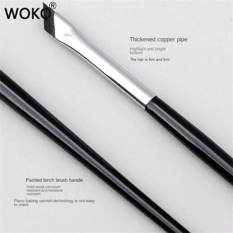 Upgrade Blade Eyeliner Brush Ultra Thin Fine Angle Flat Eyebrow Brush Under The Eyes Place Makeup Brush Precise Detail Brush