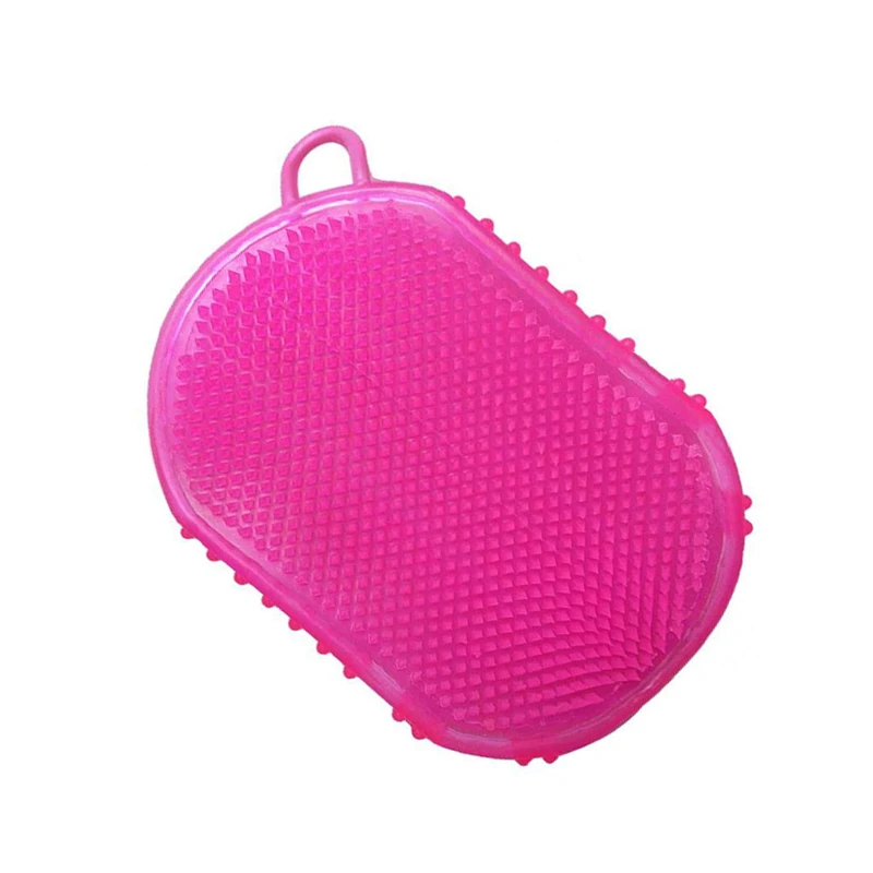 Soft Silicone Body Brush Wash Bath Shower Exfoliating Skin Fit For Baby Bath Shampoo Facial Massage Brush Supplies