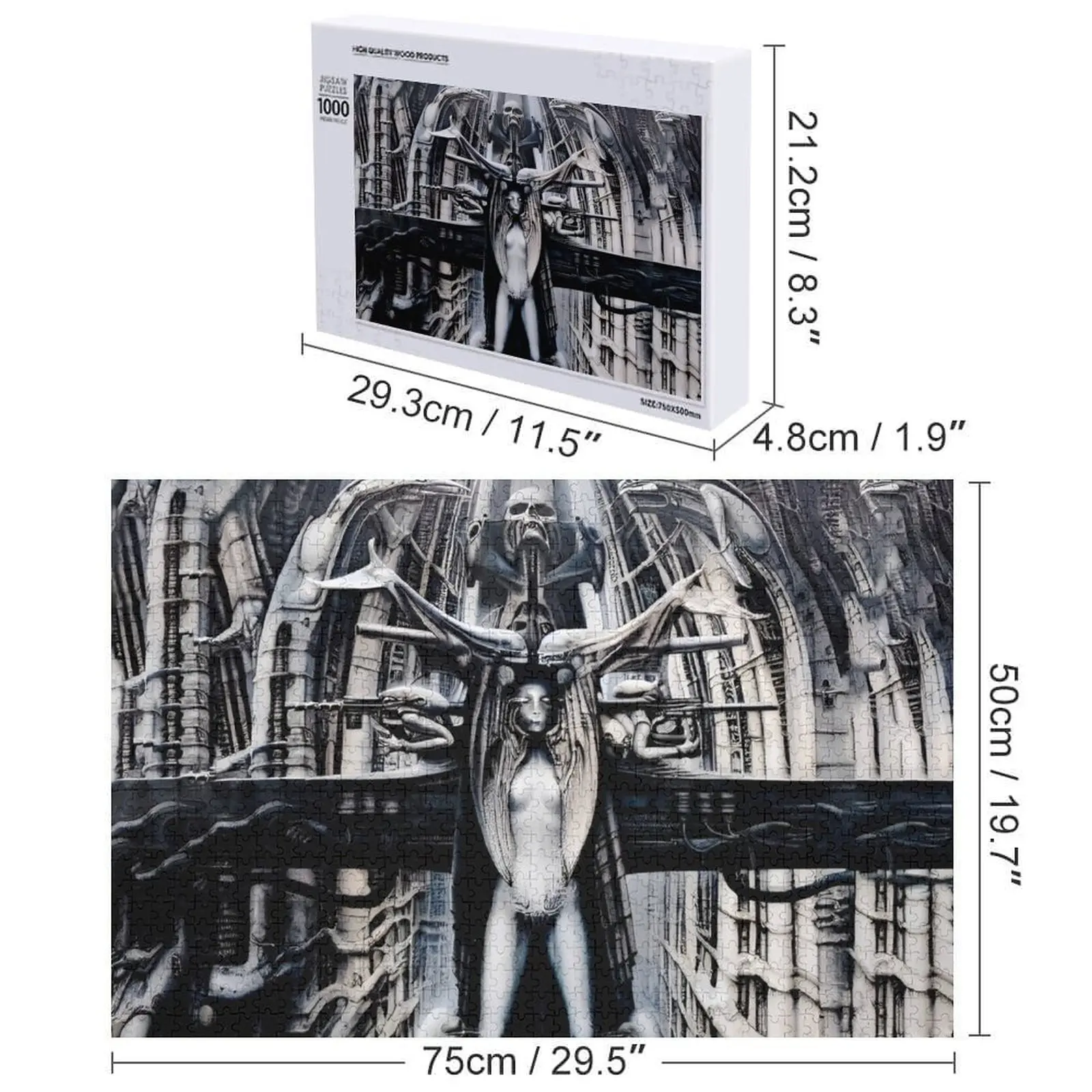 HR Giger Steampunk Xenomorph puzzelspel Kinderen aangepast voor kinderen puzzel