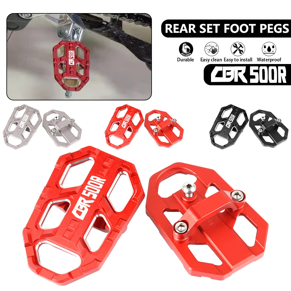 

For HONDA CBR500R CBR 500R CBR500 R 2017 2018 2019 2020 2021 2022 2023 2024 Motorcycle Parts FootRest Footpegs Foot Pegs Pedals