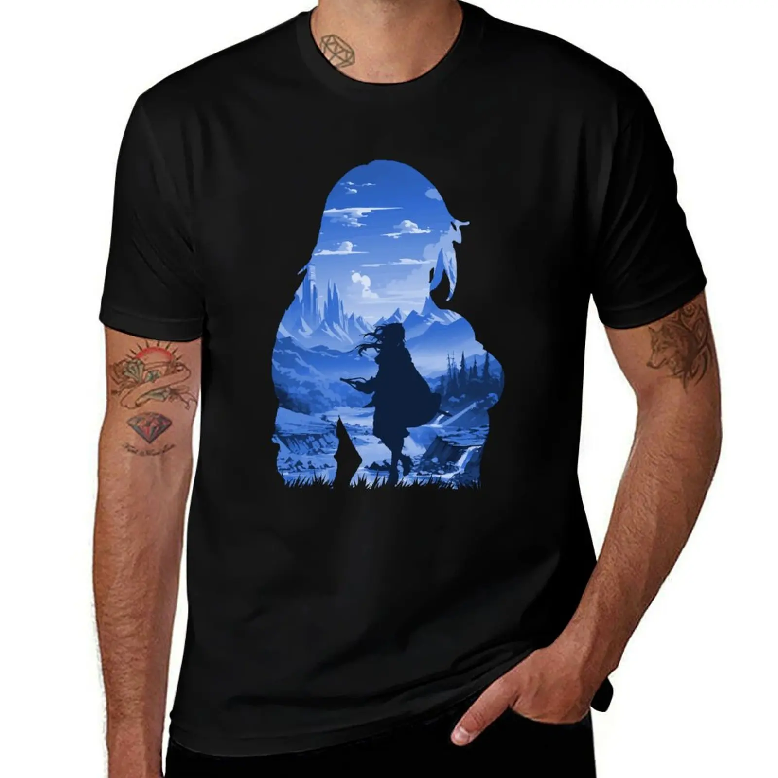 

Granblue Fantasy - Katalina *Negative Illusion* T-Shirt summer shirt anime t shirts blanks Blouse compression shirt men