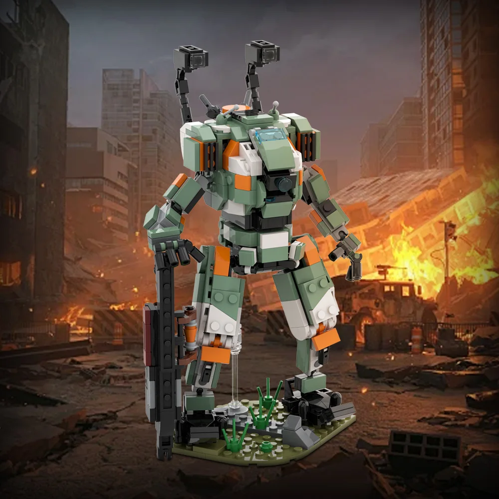 MOC Giochi Popolari Titanfall 2 BT7274 Titan Robot Mattoni Modello BT7274 Titan Battle Robot Building Blocks Assemblare Giocattoli Regali per Bambini
