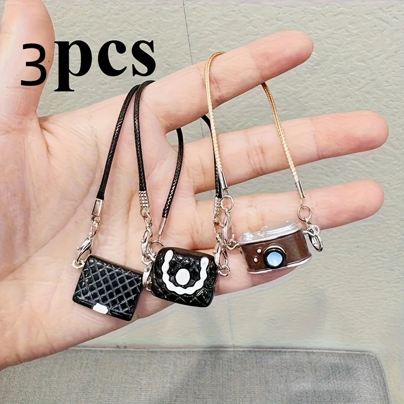 1/3/5pcs Handmade Doll Handbag Set - Cute Camera Style Bags with Multiple Compartments for Dolls, Resin Accessories & Gifts