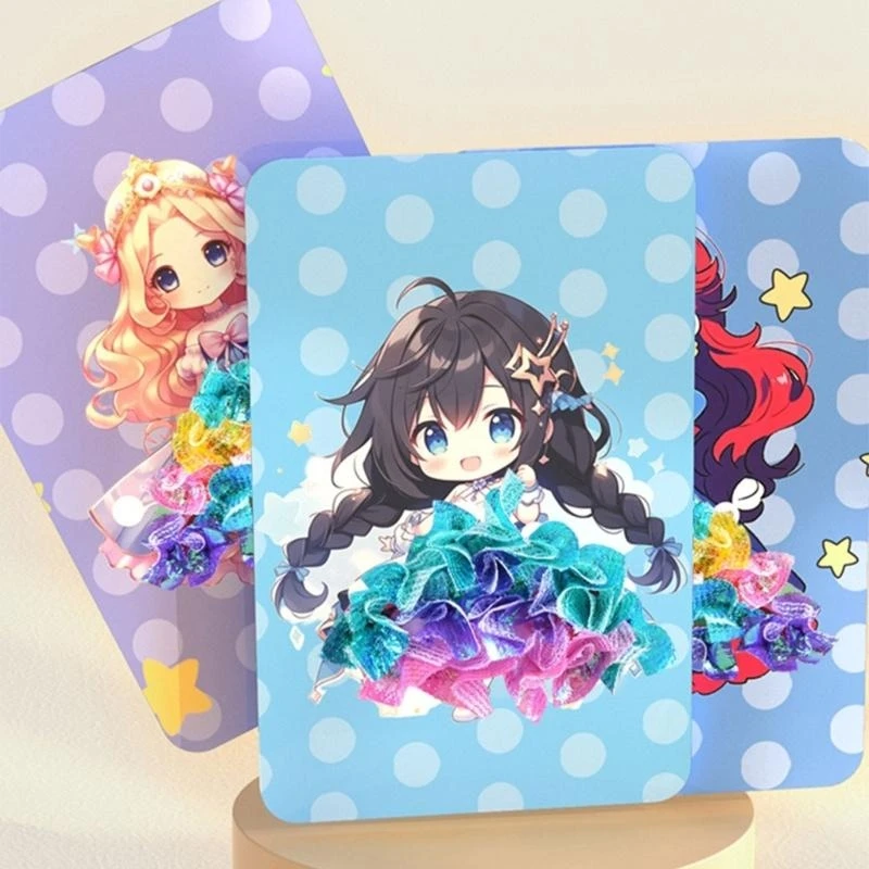 Brinquedo educacional para garotas Princess Dress Up Chooking Book for Girls Christmas Gift