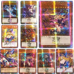 Yu-Gi-Oh! Black Magician Girl Red-Eyes Black Dragon DIY Homemade Bronzing Game Toys Collection Card Christmas Birthday Gift