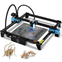 Twotrees TTS-55 TTS-10 pro gravador a laser de aço inoxidável diy impressora logotipo metal máquina gravura a laser cnc corte madeira