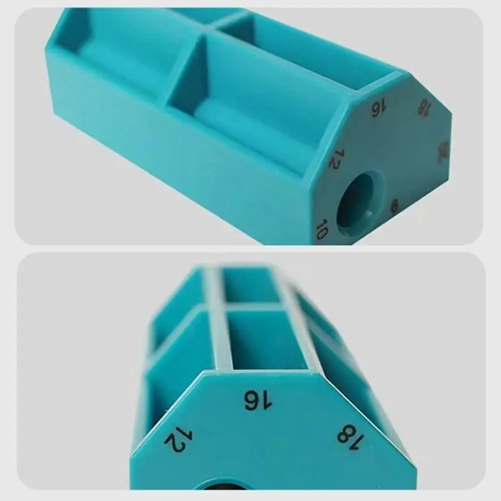 Sturdy ABS plastic Woodworking Scriber Blue Multi-functional Parallel Scriber Multi margin Woodworking Marking Tool
