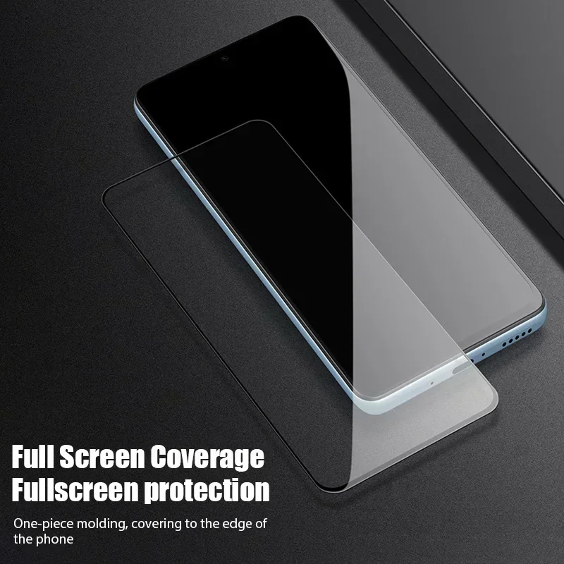 1-5pcs Full Cover Glass for Poco F4 M5 M5S X4 X3 M4 M3 Pro 5G NFC Screen Protectors for Xiaomi Mi 11 12T 11i 10T 9 A2 A3 Lite 5G