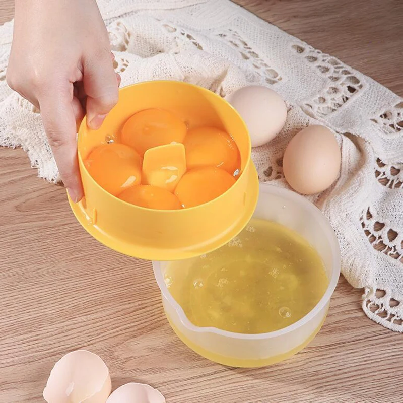 Egg Yolk Separator And Clear Kitchen Gadgets Egg Separator Baking Tools Large Capacity Kitchen Accessories