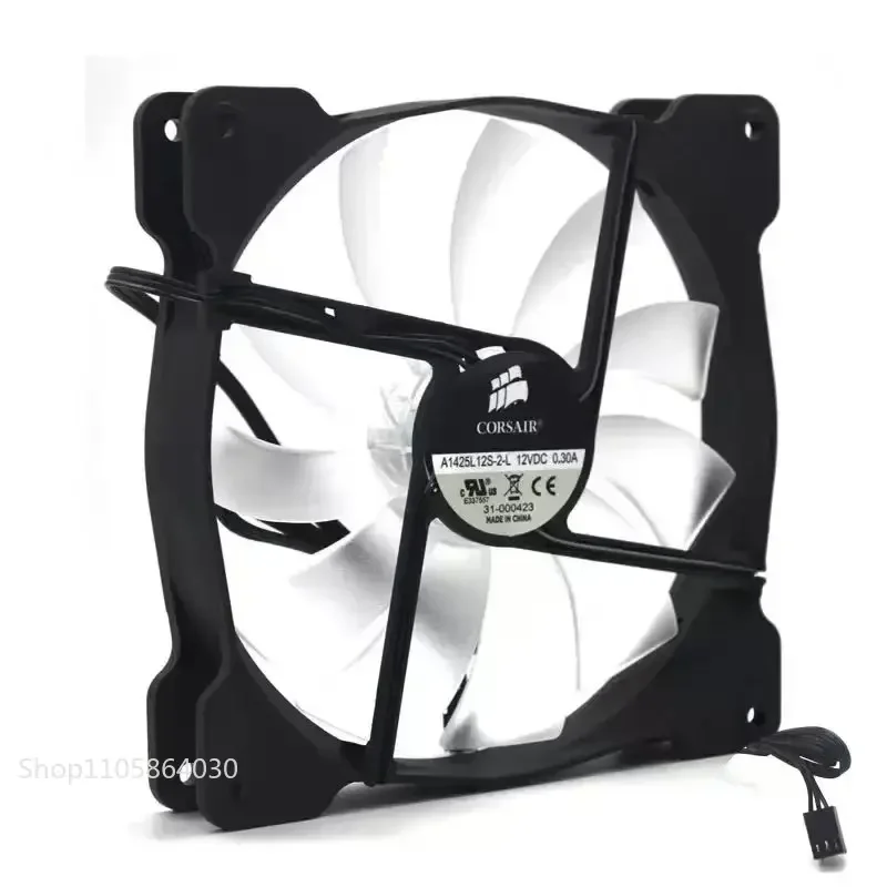 LY 140mm Fan 12V Silent Cooling Fan 140*25mm 12VDC 0.18A Computer Pc Set Up Cooler 870RPM 3pin