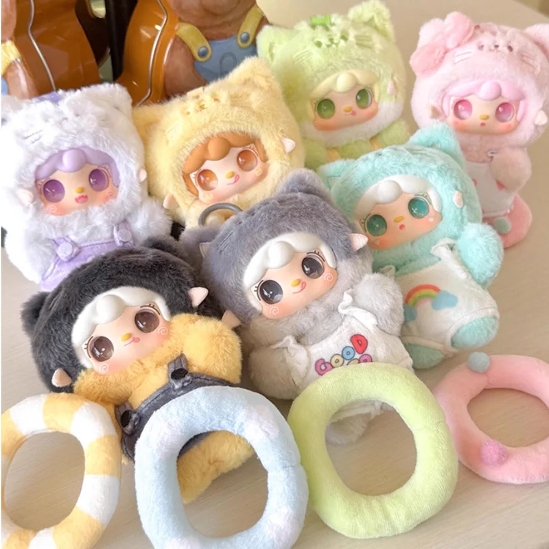 

Yooki Original Meow Cat Summer Party Blind Box Plush Doll Soft Stuffed Pendant Keychain Bag Ornament Holiday Gift For Female