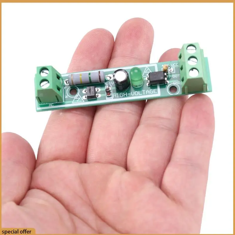 A68Z 10PCS AC 220V Optokoppler Isolation Modul Spannung Detektor Bord TTL 3-5V SCM Prüfung für Mikrocontroller Adaptive PLC