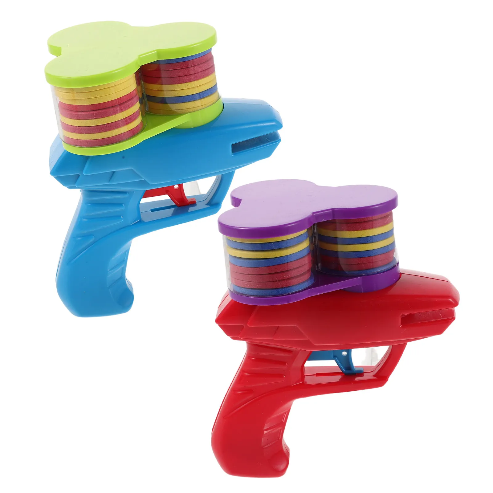 conjunto-de-lancador-de-discos-de-espuma-coloridos-jogo-de-disco-voador-leve-e-seguro-para-criancas