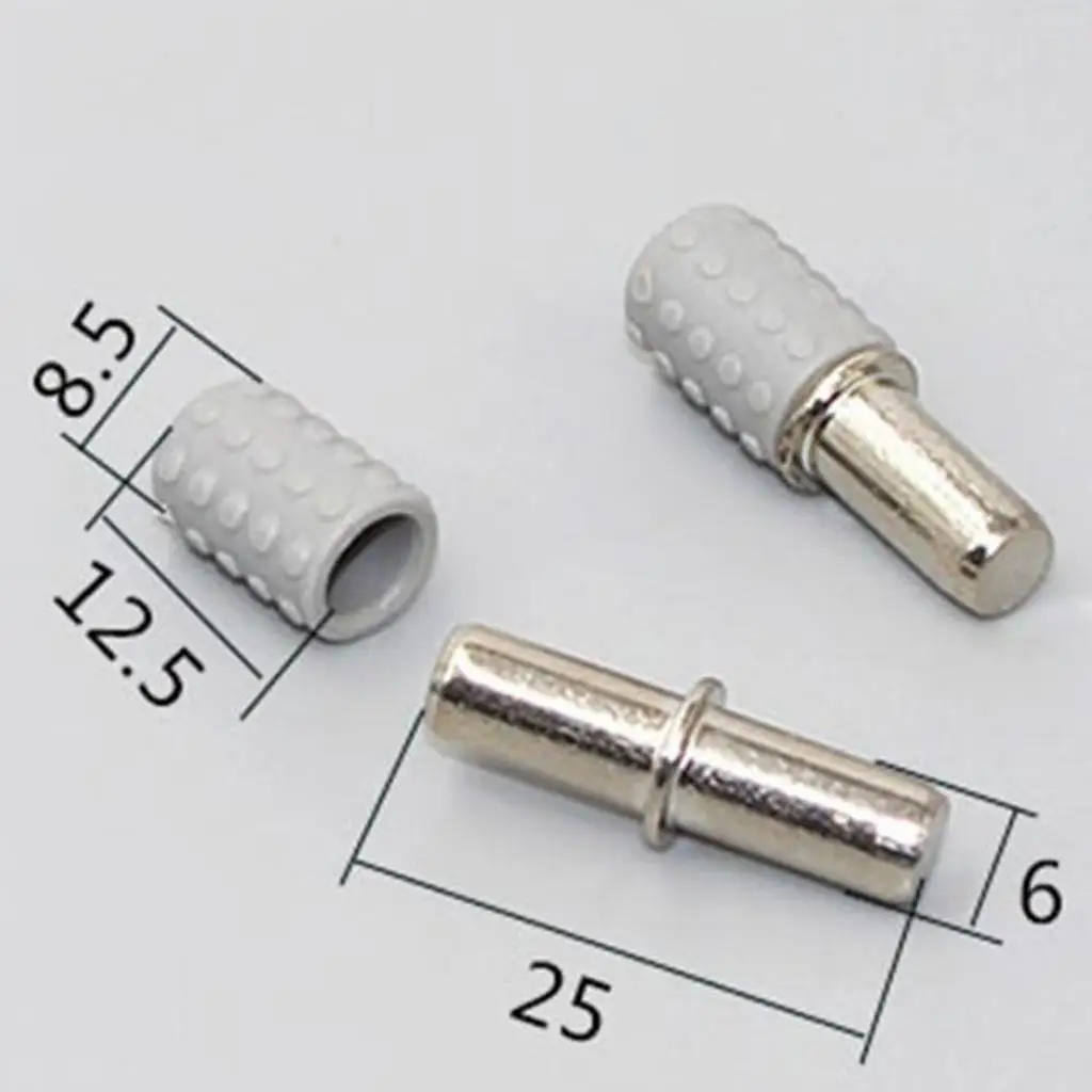 Cabinet Shelf Support Pins Metal Pegs with Suction Cup Holders Adjustable Furniture Hardware for Wardrobe
