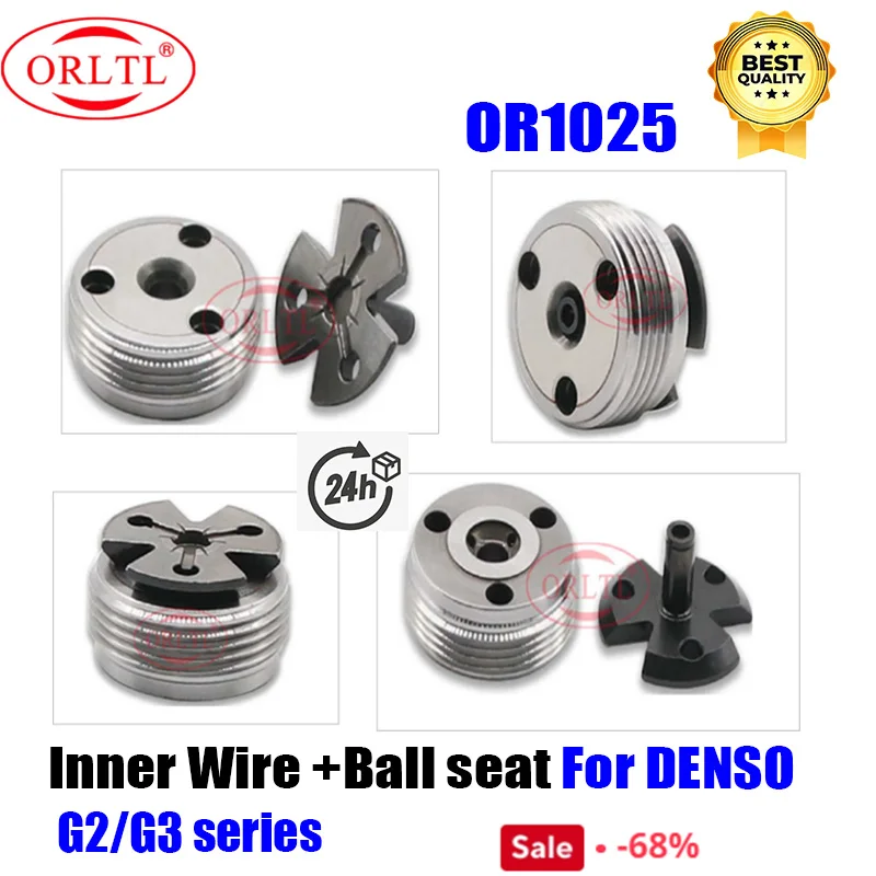 ORLTL nuove parti dell'iniettore Diesel cavo interno universale universale + kit di riparazione del sedile a sfera per la serie di iniettori Denso G2 /G3