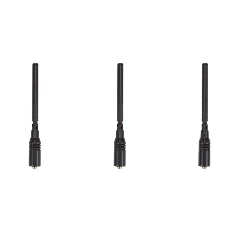

ABUO-3X VHF UHF Nagoya NA-774 SMA-F Telescopic Dual Band Antenna For Baofeng Portable Radio UV-5R UV-82 GT-3 Walkie Talkie