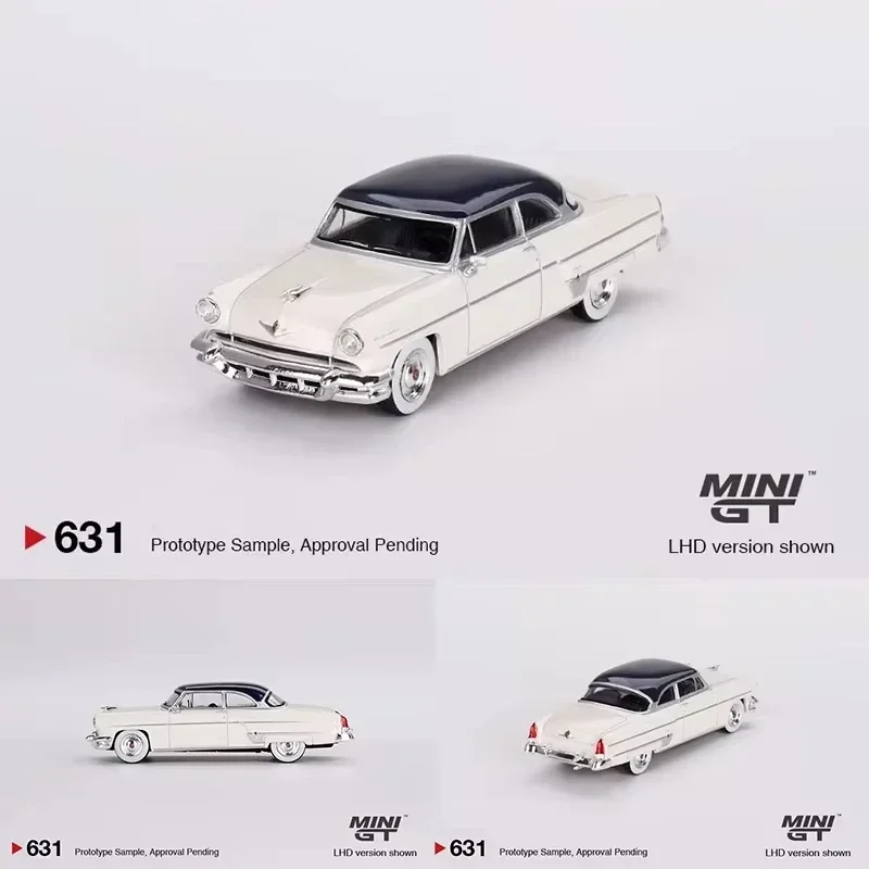 MINIGT 561 1:64 Capri 1954 Premier Yellow Retro Diecast Diorama Car Model Collection