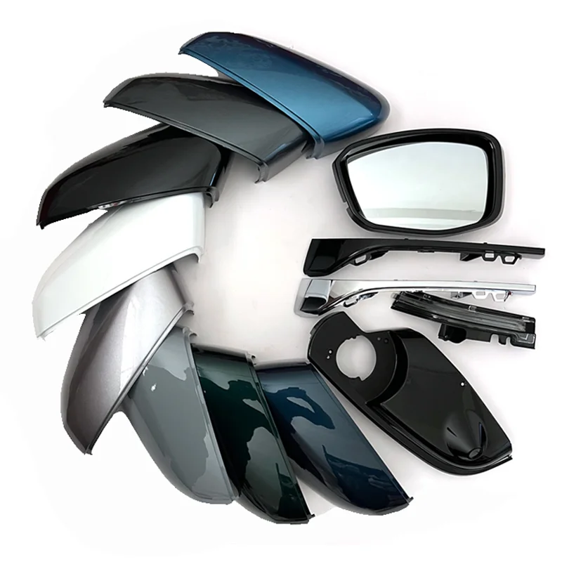 For Geely Preface E9 E13 Car Accessories side Rearview Mirror Glass Frame Mirror Cover Lid Cap shell Turn Signal Light Lamp
