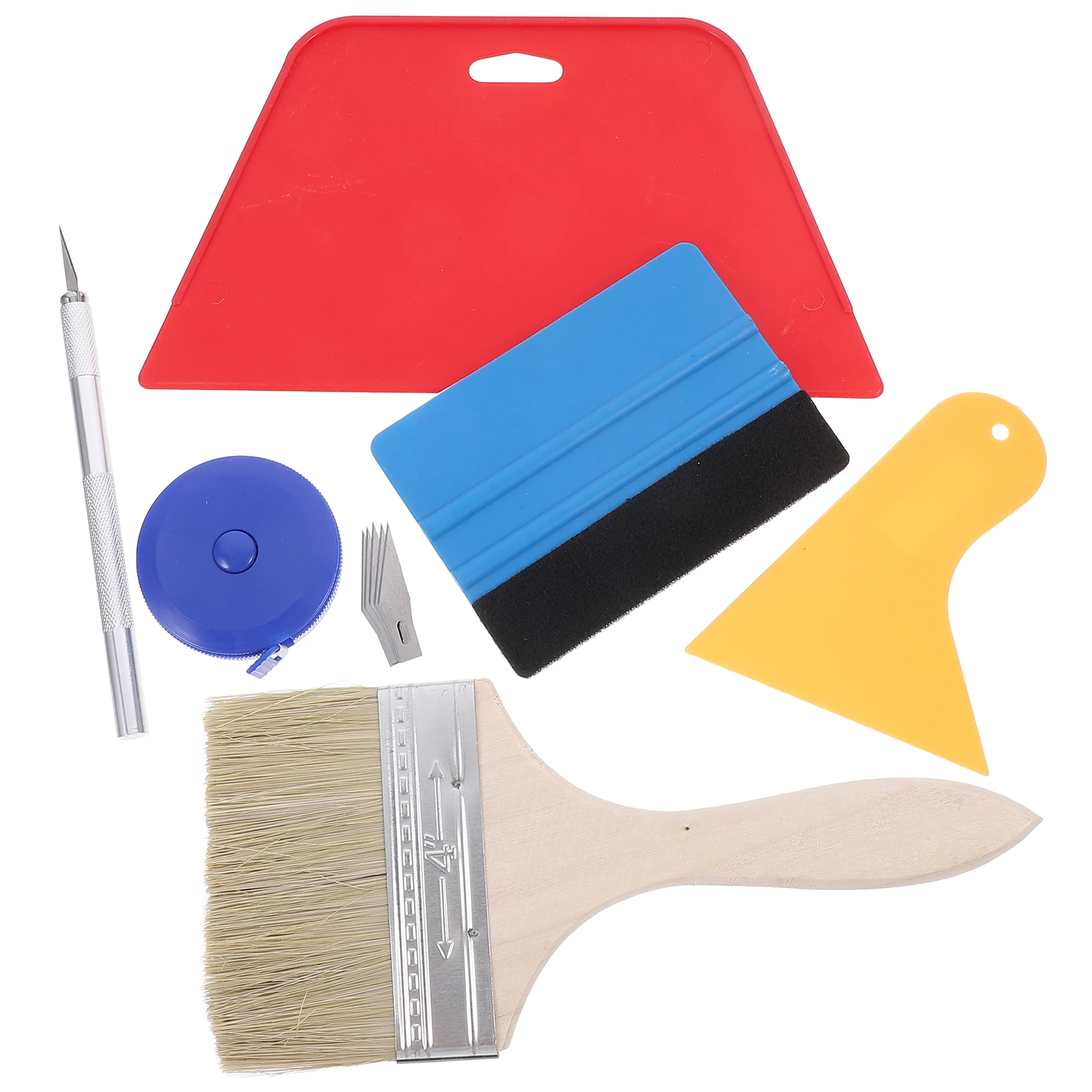 

1 set Car Window Film Installation Kit Plastic Squeegee Felt Scraper Durable Smooth Application Tools Vinyl Wallpaper