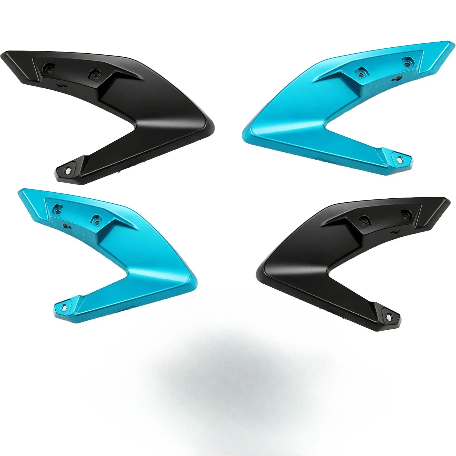 Para cfmoto 675nk motocicleta radiador guarda capa carenagem spoiler decoração painel acessórios original decorativo vento fixo
