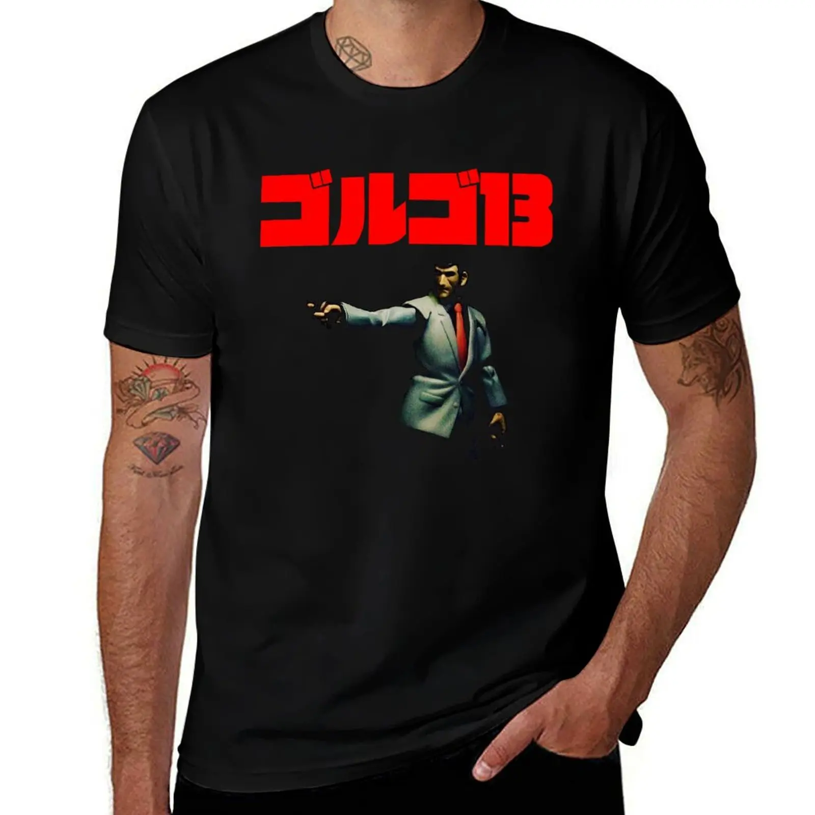 

Golgo 13 T-Shirt cotton t shirts man 100% anime t shirts oversize mens graphic t shirts T-Shirt