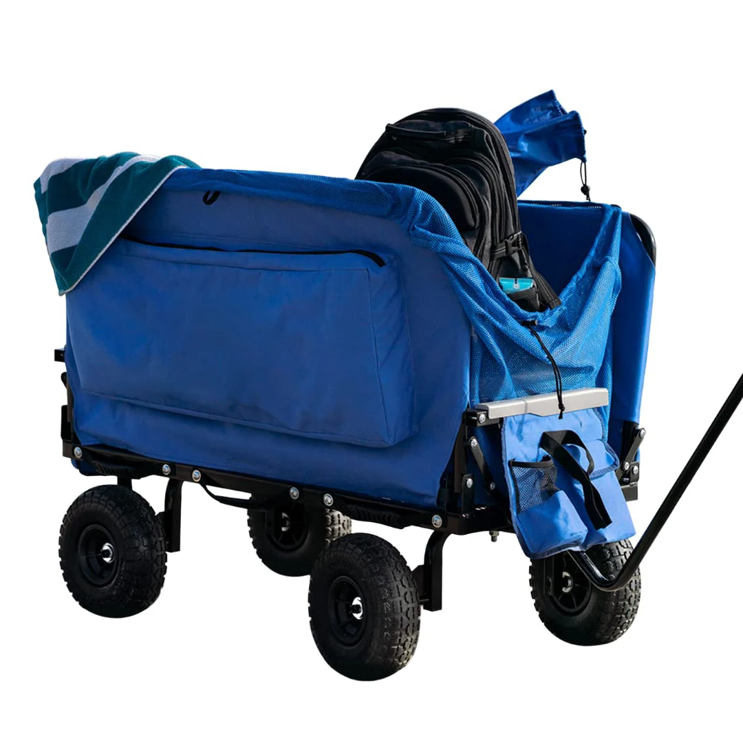 xx-Foldable Trolley Handcart Transport,2-3 Person , With Brakes ,Outdoor Wagon Love Seat ,Sofa Cart,Beach Camping Picnic Garden#