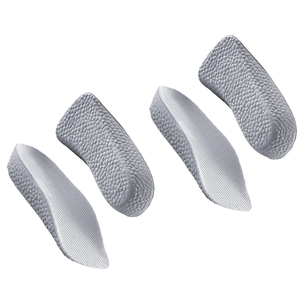 

2 Pairs Heightening Insoles Lightweight Shockproof Eva Material For Heels Dress Shoe Cushions Breathing Anti-Odor Long Lasting