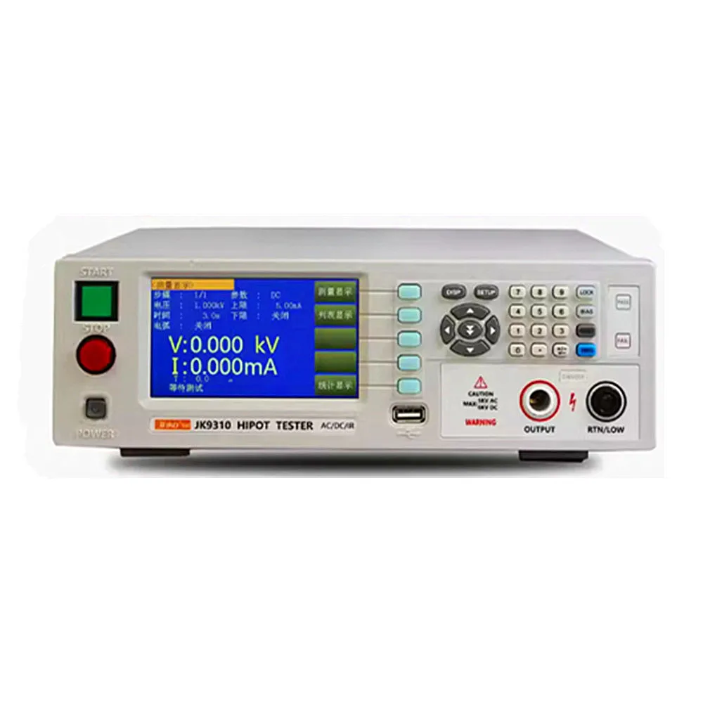 12mA Output Current 5KV AC Hipot Tester AC/DC/IR Tester Insulation Tester Programmable Withstand Voltage Tester Program Control