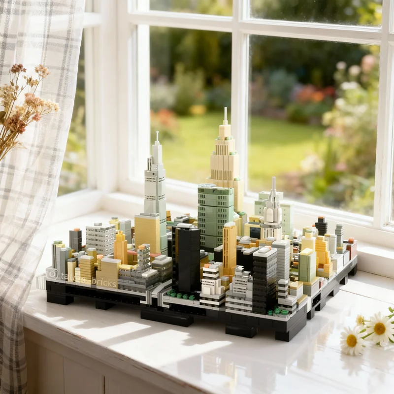 

4592pcs MOC Grand Central Station Area NYC Architecture Model Building Blocks Idea Toy Education Kids Christmas Gift Brick